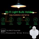 Portalámparas Inteligente WiFi E27 compatible con Google Home, Alexa y IFTTT - AN11200 - 05