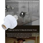 Portalámparas Inteligente WiFi E27 compatible con Google Home, Alexa y IFTTT - AN11200 - 04