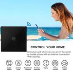 Interruptor inteligente táctil en color negro compatible con Google Home, Alexa y IFTTT - AN12500 - 05