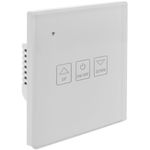 Interruptor inteligente táctil regulable en color blanco compatible con Google Home, Alexa y IFTTT - AN12300 - 01