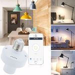 Portalámparas Inteligente WiFi E27 compatible con Google Home, Alexa y IFTTT - AN11200 - 06