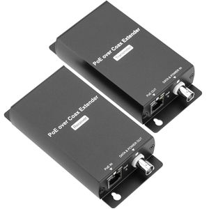 Extensor pasivo de largo alcance IP/PoE por cable coaxial 800 m