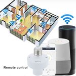 Portalámparas Inteligente WiFi E27 compatible con Google Home, Alexa y IFTTT - AN11200 - 03