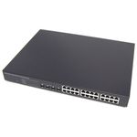 PoE-Switch 10/100/1000 Mbps IEEE802.3af RACK19 (24 PoE y 4 SFP) - RA09500 - 01