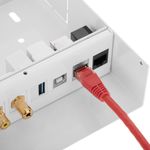 Caja de conectividad multimedia para pared o mesa HDMI, 2xUSB, 2xRJ45 Cat.6, VGA, Jack 3.5mm y RCA - VZ09500 - 04