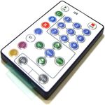 Controlador para tira de LEDs RGB de 18A con control remoto IR (A) - VF08400 - 02