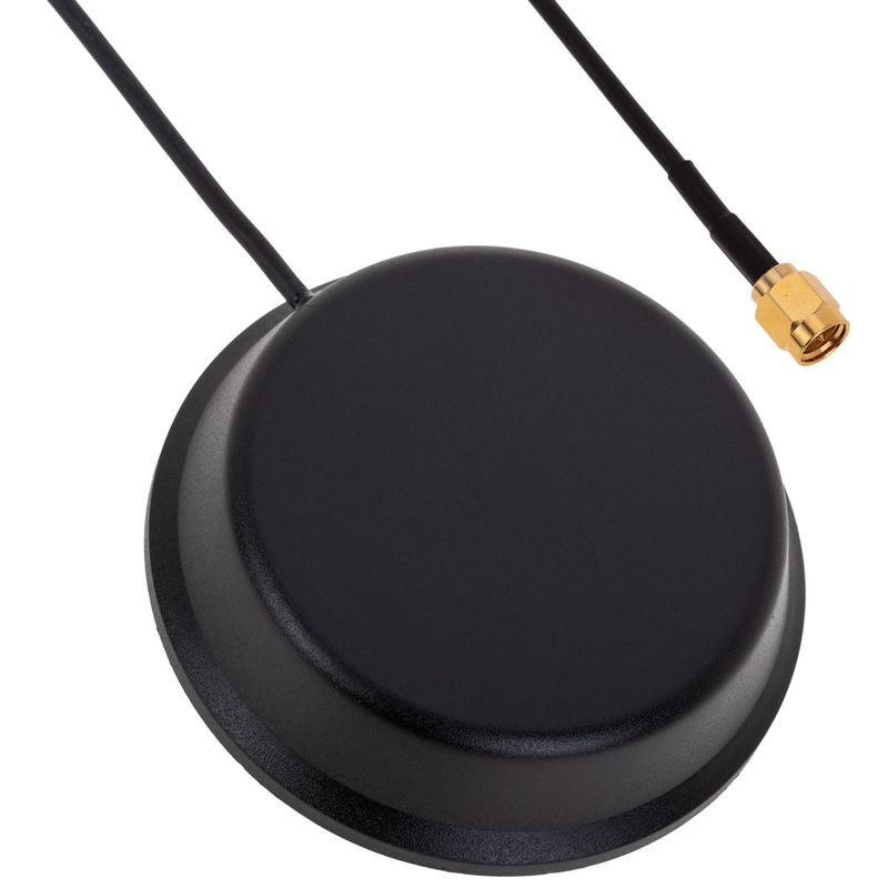 Antena LTE 4G GSM UMTS GPRS WIFI con conector SMA 4.0dBi magnética - GS03000 - 01